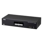 2-portowy przełącznik USB 3.0 4K DisplayPort z podwójnym wyświetlaczem KVMP™ dla ATC CS1942ATC