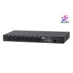 8-wyjściowe przełączalne eco PDU 1U 30A/32A z pomiarem na gniazdo PG8308G