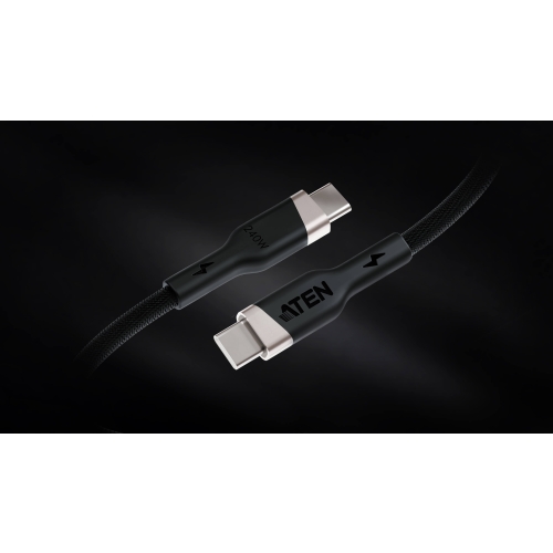 Kabel ładujący w oplocie USB-C do USB-C 2 m 240 W 2L-3102P240