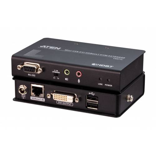 Przedłużacz USB DVI HDBaseT KVM CE611