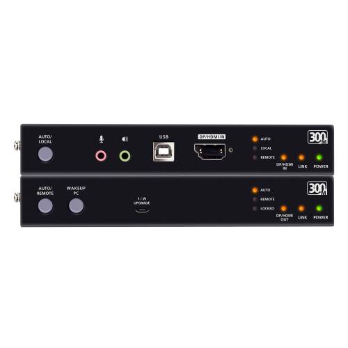 Optyczny przedłużacz KVM USB True 4K DisplayPort/HDMI (True 4K przy 300 m) CE980