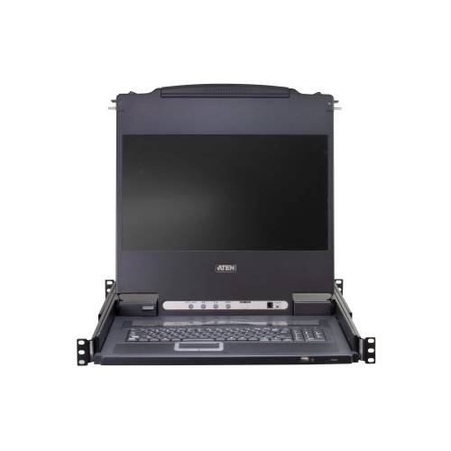 8-portowy przełącznik KVM LCD PS/2-USB VGA typu Single Rail CL5708MW