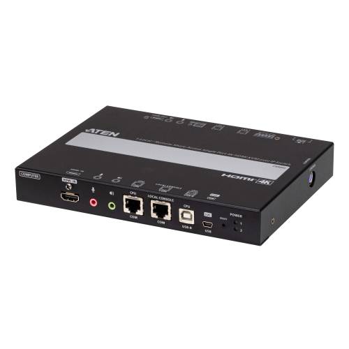 1-portowy przełącznik KVM over IP HDMI 4K z 1 współdzielonym lokalnym/zdalnym dostępem CN9850