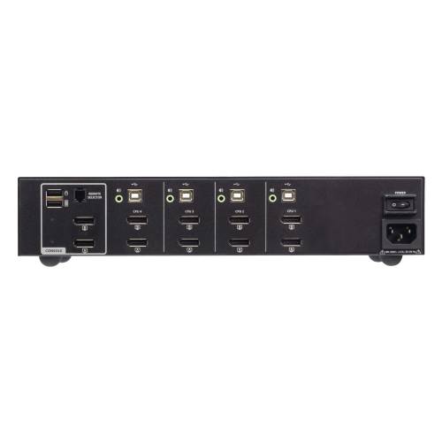 4-portowy przełącznik Secure KVM USB DisplayPort Dual Display (zgodny z PSD PP v4.0) CS1144DP4