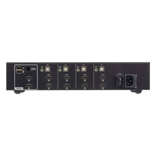 4-portowy przełącznik Secure KVM USB HDMI Dual Display (zgodny z PSD PP v4.0) CS1144H4