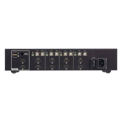 4-portowy przełącznik Secure KVM USB HDMI Dual Display z CAC (zgodny z PSD PP v4.0) CS1144H4C