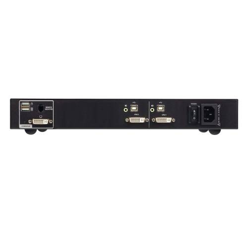 2-portowy przełącznik Secure KVM USB DVI (zgodny z PSD PP v4.0) CS1182D4