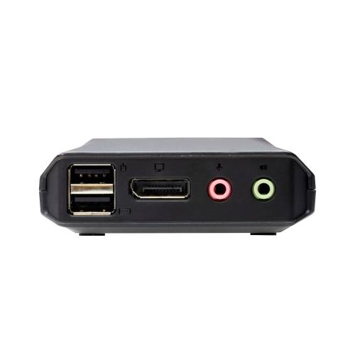 2-portowy kablowy hybrydowy przełącznik KVM USB-C DisplayPort CS52DP