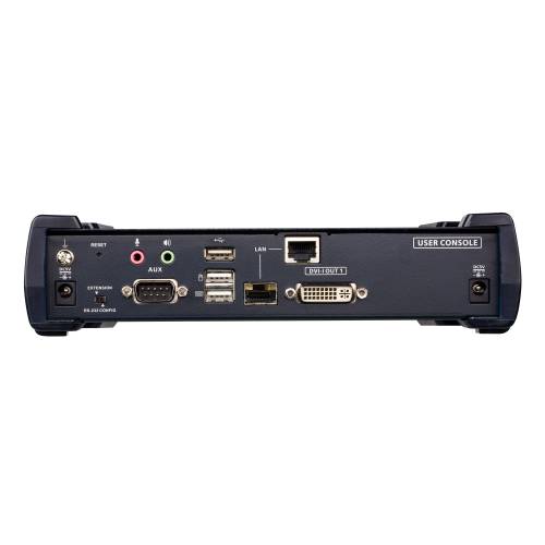 Jednomonitorowy odbiornik ekstendera KVM over IP DVI-I KE6900AR