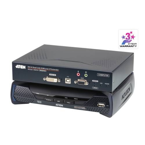 Ekstender KVM over IP DVI-D Dual Link 2K KE6910