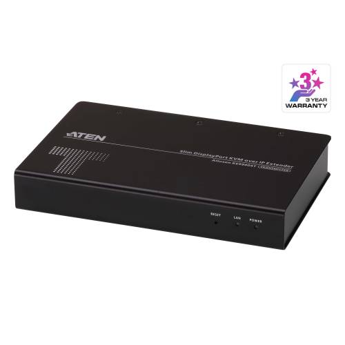 Jednomonitorowy nadajnik ekstendera KVM over IP DisplayPort typu slim KE9900ST