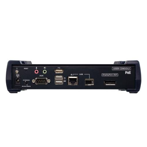 Jednomonitorowy odbiornik ekstendera KVM over IP DisplayPort 4K z PoE KE9952R