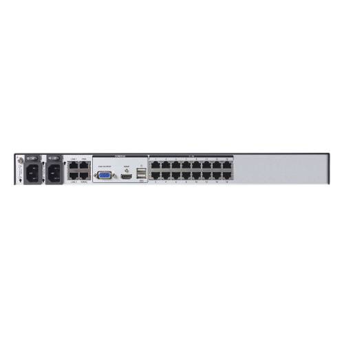 16-portowy przełącznik KVM over IP Cat 5 Multi-interface z 1 lokalnym/2 zdalnymi dostępami KN2116VB