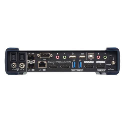 Odbiornik KVM over IP 5K z dwoma wyjściami DisplayPort KX9980R