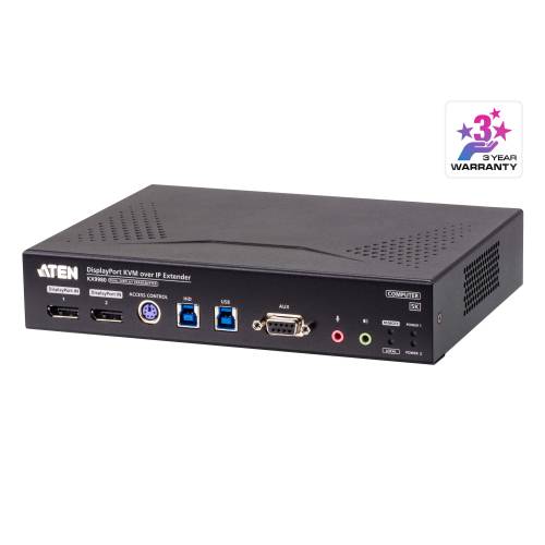 Nadajnik KVM over IP 5K z dwoma wyjściami DisplayPort KX9980T
