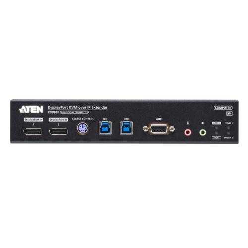 Nadajnik KVM over IP 5K z dwoma wyjściami DisplayPort KX9980T