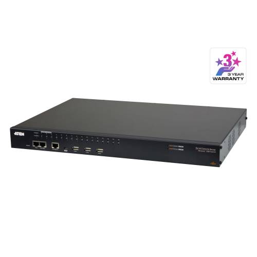 32-portowy serwer konsoli szeregowej z podwójnym zasilaniem i LAN SN0132CO