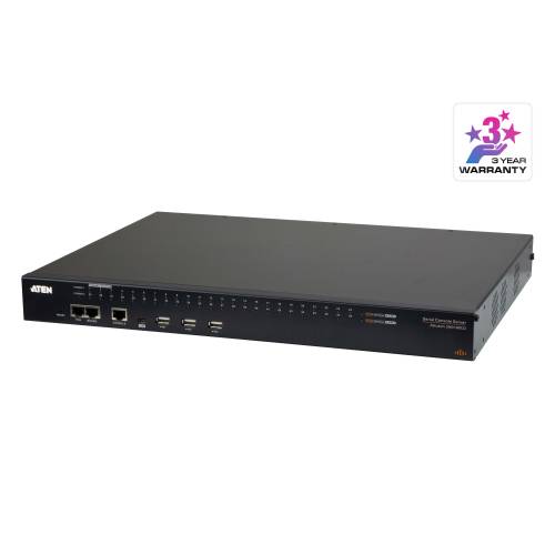 48-portowy serwer konsoli szeregowej z podwójnym zasilaniem i LAN SN0148CO