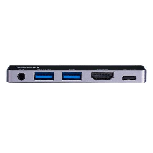 Mobilna stacja dokująca USB-C 5-w-1 z Power Pass-Through UH3238