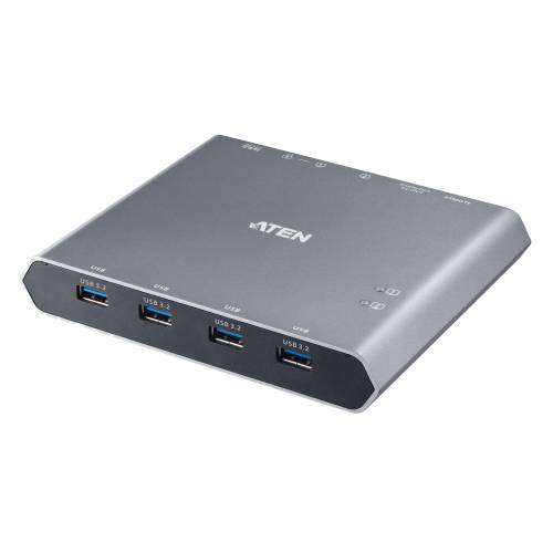 2-portowy przełącznik dokujący KVM USB-C DisplayPort 4K z Power Pass-through | Duo Flex (obsługa rozdzielczości do 8K) US3311