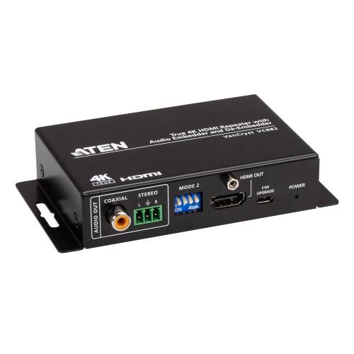 Wzmacniacz sygnału 4K HDMI z funkcją Audio Embedder i De-Embedder VC882