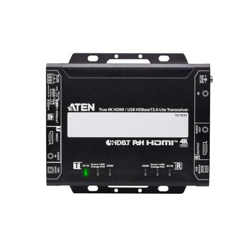 True 4K HDMI / USB HDBaseT 3.0 - Lite Transceiver z zasilaniem PoH (True 4K@40 m) VE1833