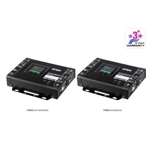 True 4K H.265 over IP Transceiver (nadajnik i odbiornik w jednym) z POE VE8662