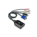 Adapter USB Virtual Media z podwójnym wyjściem KVM z audio KA7178
