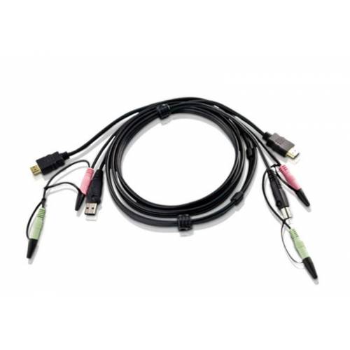 Przewód KVM USB HDMI 2L-7D02UH