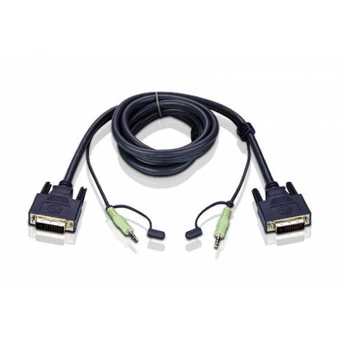 Przewód KVM DVI-D 1.8 m 2L-7D02V