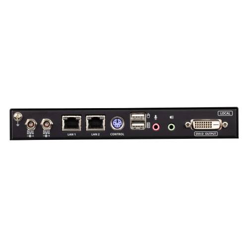 1-lokalny/zdalny dostęp do udostępniania Jednoportowy przełącznik DVI KVM over IP CN9600
