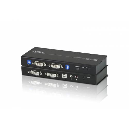 Extender portów USB + DVI Dual View CE604