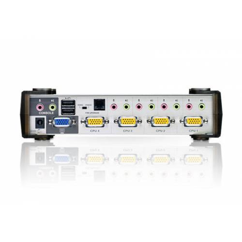 4-portowy przełącznik PS / 2-USB VGA / Audio KVMP CS1734A