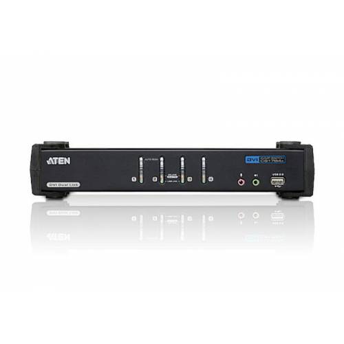 4-portowy przełącznik USB DVI Dual Link / Audio KVMP CS1784A