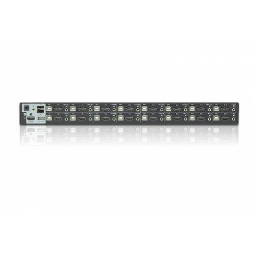 16-portowy przełącznik USB HDMI / Audio KVM CS17916