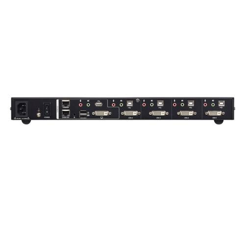 Przełącznik 4-portowy USB DVI Multi-View KVMP™ CM1164A