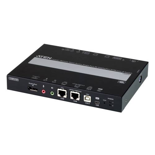 1-lokalny/zdalny dostęp do udostępniania Jednoportowy przełącznik 4K DisplayPort KVM over IP CN9950
