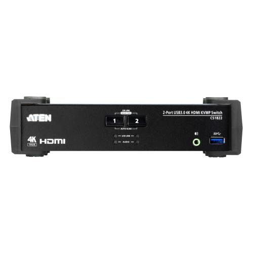 2-portowy Przełącznik KVMP™ USB 3.0 4K HDMI CS1822