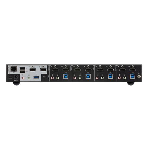 4-portowy przełącznik KVMP™ USB 3.0 4K HDMI z obsługą dwóch ekranów CS1844