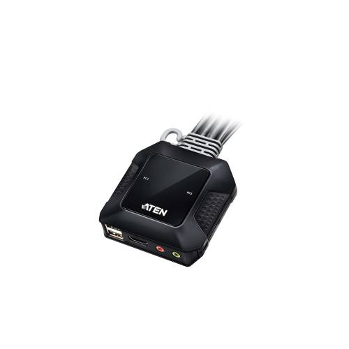 2-portowy przełącznik KVM USB 4K HDMI CS22H