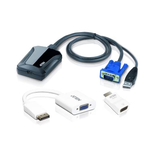 Adapter konsoli KVM USB do laptopa - zestaw IT CV211CP