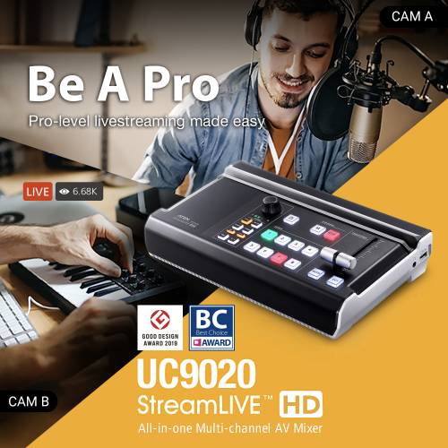 StreamLive HD All-in-one Wielokanałowy mikser AV UC9020