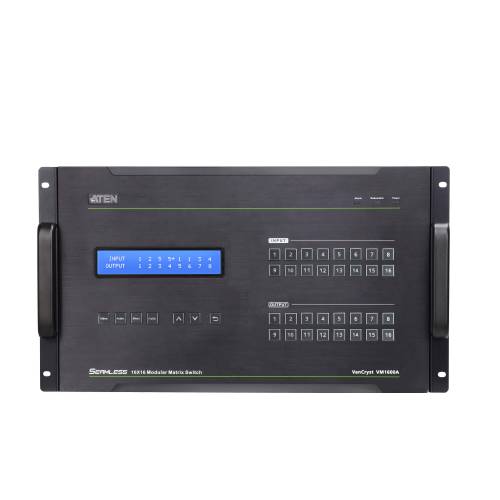 Modularny Przełącznik Matrycowy 16x16 VM1600A